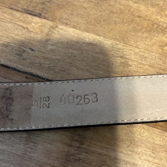 Brighton belts, horse head buckle, size Small (28), black faux wove croc - Picture 3 of 7